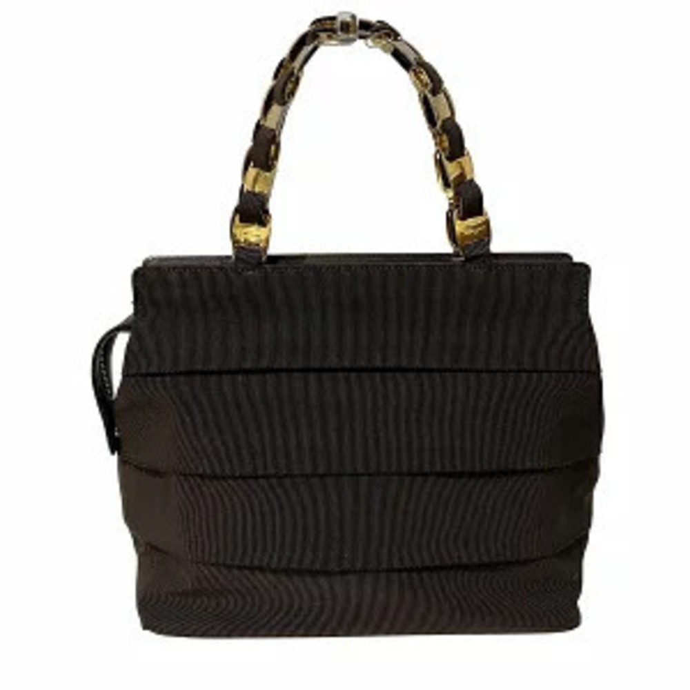 Salvatore Ferragamo Handbag Vara Chain Bag Black